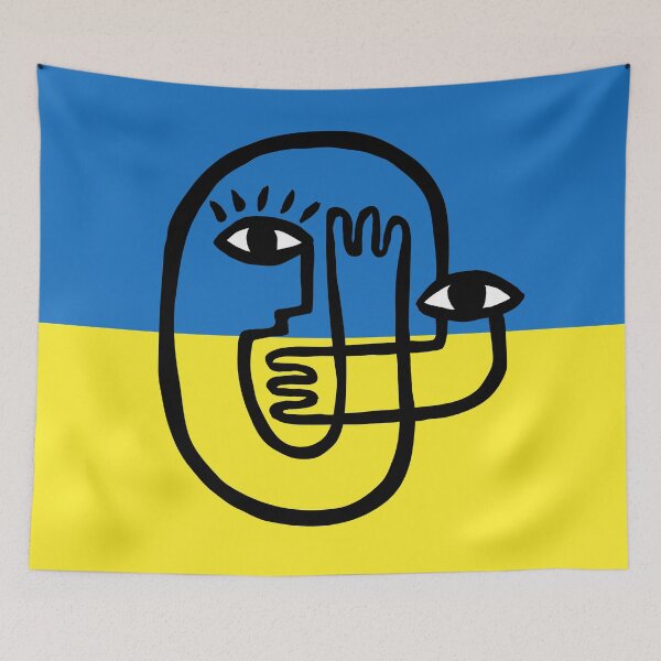 Item preview, Support Ukraine - Arms Crossed Ukraine designed and sold by ceciliawaxberg.