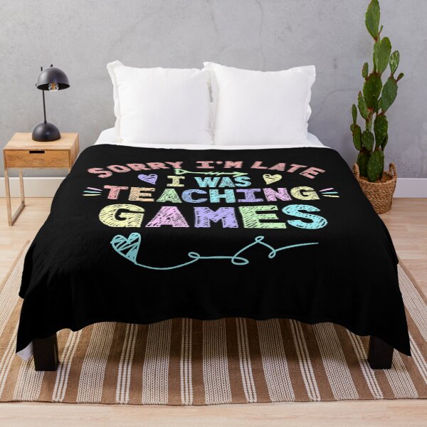 Item preview, Video Games Sorry I'm Late I was Teaching Games Teacher  designed and sold by Mr-Kawachi.