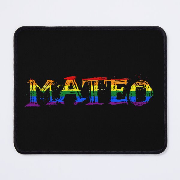 Item preview, Men rainbow name gay Mateo designed and sold by LoveIsColorful.
