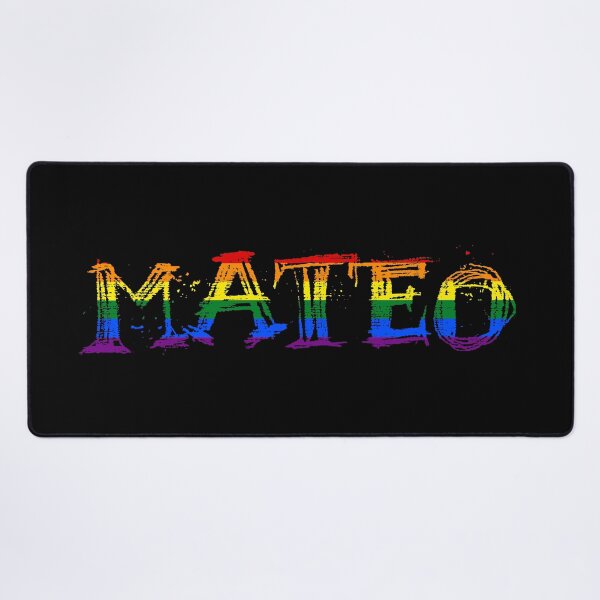 Item preview, Men rainbow name gay Mateo designed and sold by LoveIsColorful.