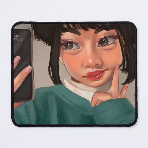 Item preview, selfie portrait designed and sold by AllyAmazing.
