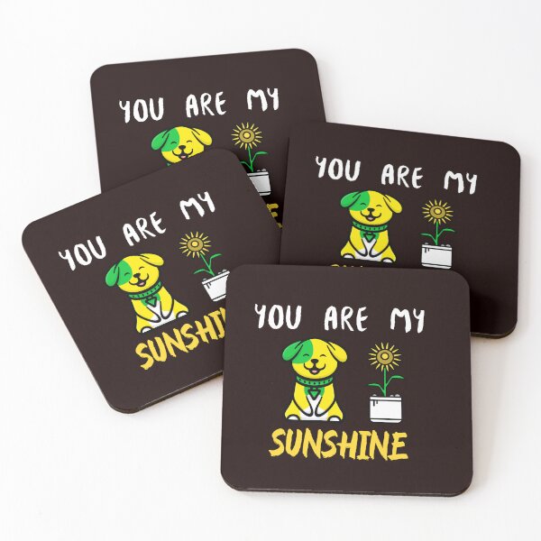 Item preview, you are my sunshine dog sunflower designed and sold by Mood Coffee art.