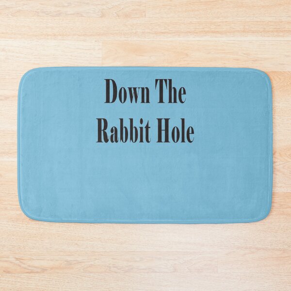 Item preview, Down The Rabbit Hole Sticker Black Sticker designed and sold by UlrichWiesner.