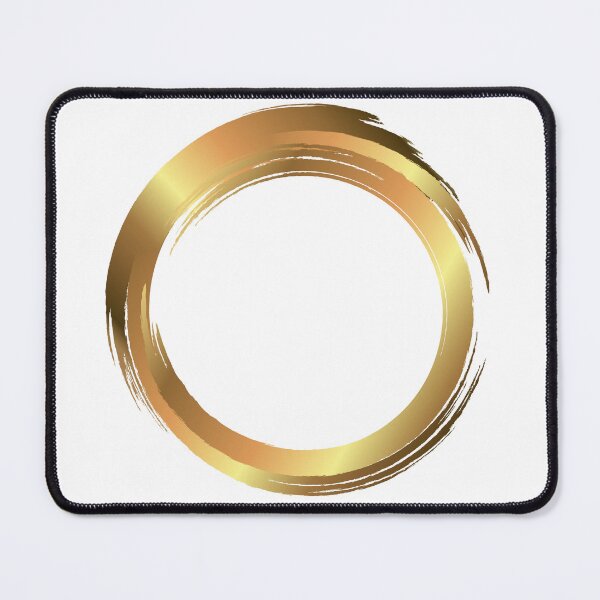 Item preview, Gold Circle, Zen Enso Circle, circle brush, Japanese Circle designed and sold by Tanysl.