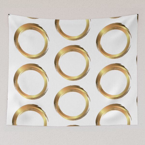 Item preview, Gold Circle, Zen Enso Circle, circle brush, Japanese Circle designed and sold by Tanysl.