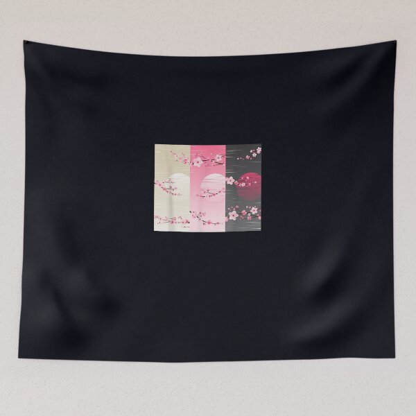 Item preview, Japanese Cherry Blossom Japanese Woodblock Art Retro designed and sold by DeannaMarks.