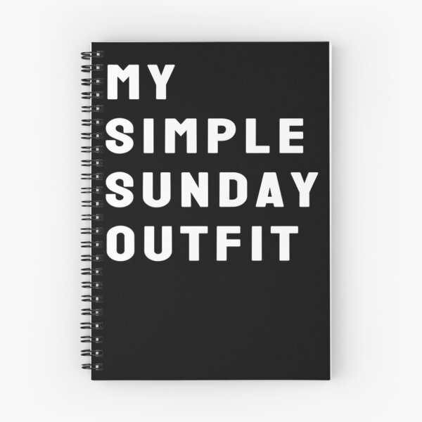 Item preview, My Simple Sunday Outfit, Funny Saying Premium  designed and sold by midoxthemagnent.