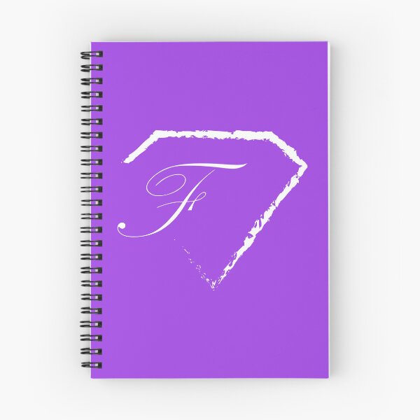 Item preview, F letter monogram initial diamond white designed and sold by mixtape80.
