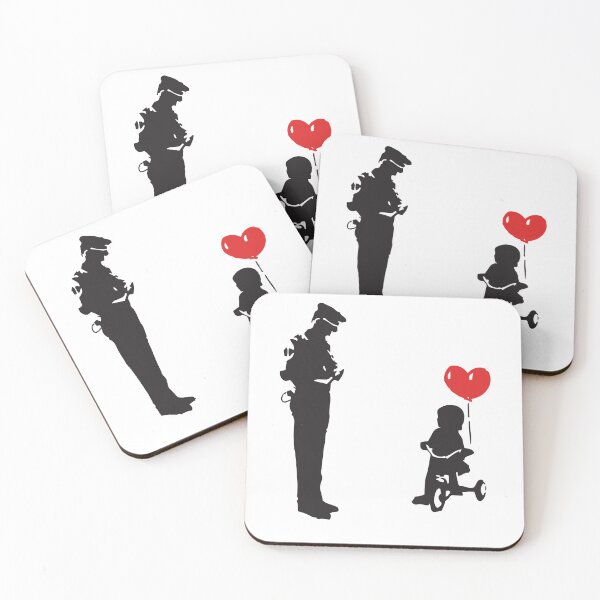 Item preview, Awesome Design Banksy Policeman The Best Girl Grafitti You Really Need designed and sold by NavarRotranShop.