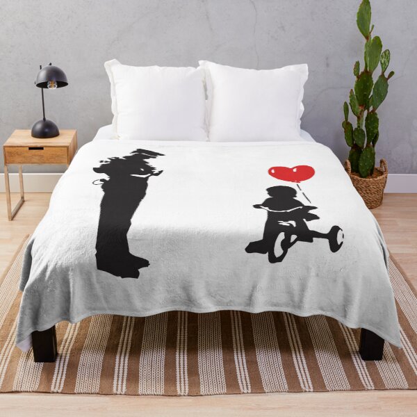Item preview, Awesome Design Banksy Policeman The Best Girl Grafitti You Really Need designed and sold by NavarRotranShop.