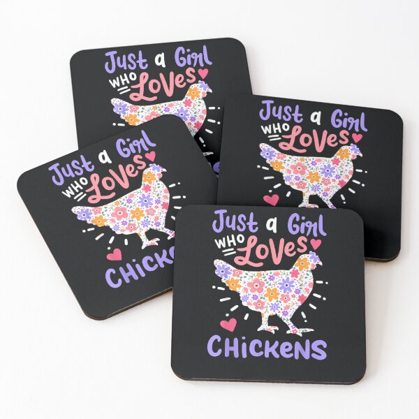 Item preview, Just A Girl Who Loves Chickens Chicken Hen Love Cute designed and sold by DeannaMarks.