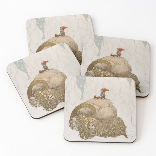 Item preview, Christmas Goat by John Bauer - Vintage Art designed and sold by RickE.