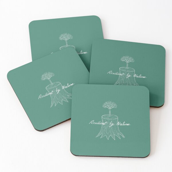 Item preview, Resilient by Nature - White & Viridian designed and sold by EcoElsa.