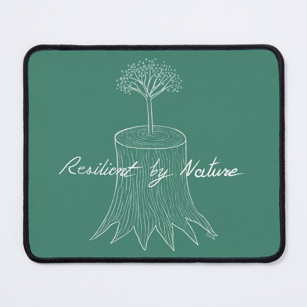 Item preview, Resilient by Nature - White & Viridian designed and sold by EcoElsa.