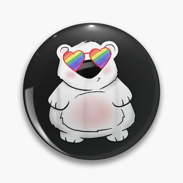 Item preview, Fat Polar Bear LGBT Stuff Teen Girl Rainbow Body Positivity designed and sold by IEatSwans.