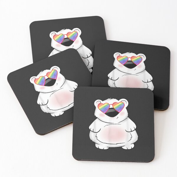 Item preview, Fat Polar Bear LGBT Stuff Teen Girl Rainbow Body Positivity designed and sold by IEatSwans.
