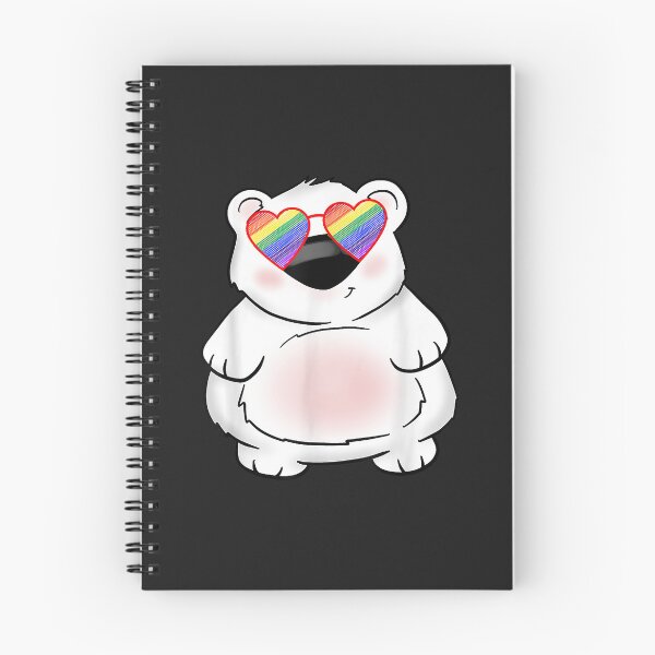 Item preview, Fat Polar Bear LGBT Stuff Teen Girl Rainbow Body Positivity designed and sold by IEatSwans.