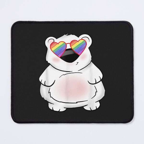 Item preview, Fat Polar Bear LGBT Stuff Teen Girl Rainbow Body Positivity designed and sold by IEatSwans.