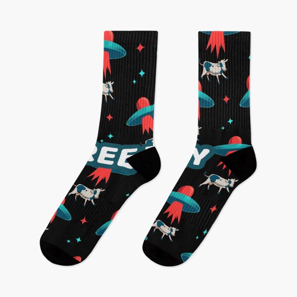 Item preview, Flying Cows and UFOs designed and sold by Unicorn7Magic.