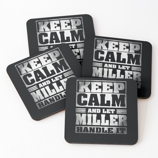 Item preview, Keep Calm And Let Miller Handle It designed and sold by DeannaMarks.