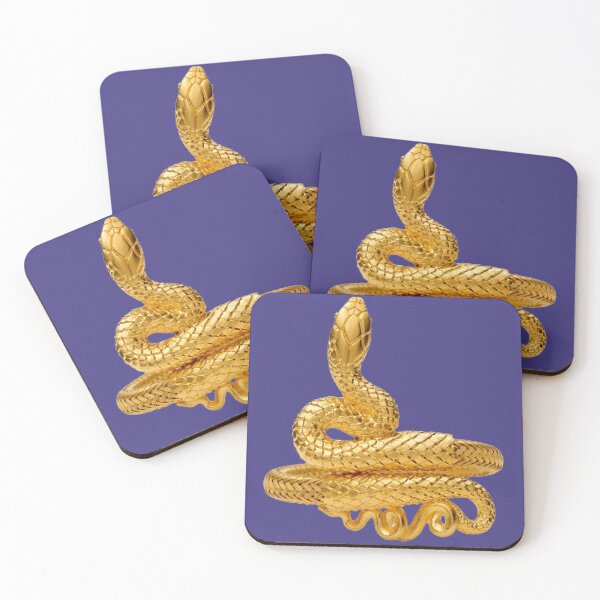 Item preview, Golden Snake the symbol of the god of death among the ancient pharaonic Egyptian and games lovers1 designed and sold by AnadAA.