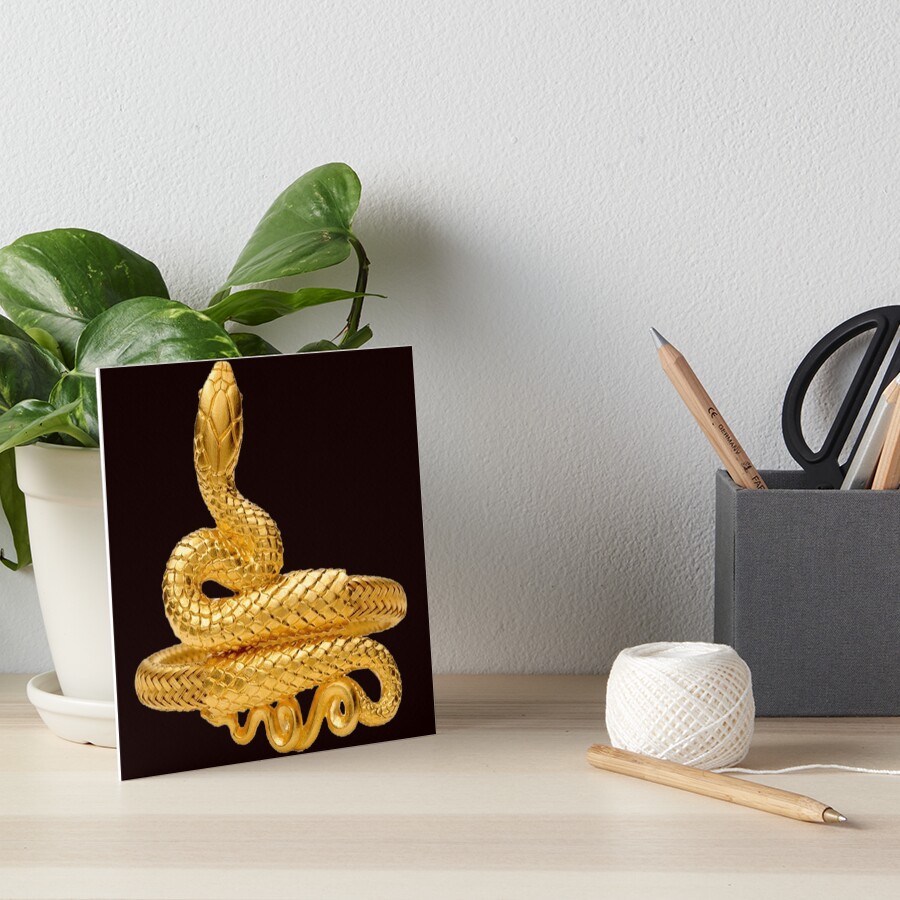 "Golden Snake the symbol of the god of death among the ancient