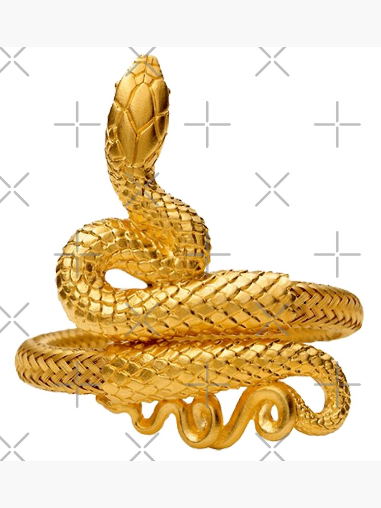 "Golden Snake the symbol of the god of death among the ancient
