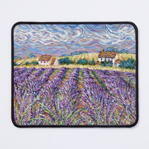 Item preview, Cotswold lavender fields, worcestershire painting designed and sold by Marion Yeo.
