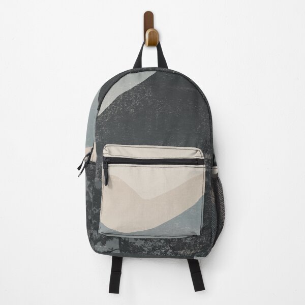 Item preview, Navy Blue Abstract Mountain Art designed and sold by ArticraftShop.