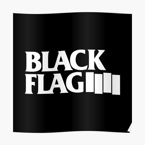 "Black Flag" Poster for Sale by SidaidNorth Redbubble