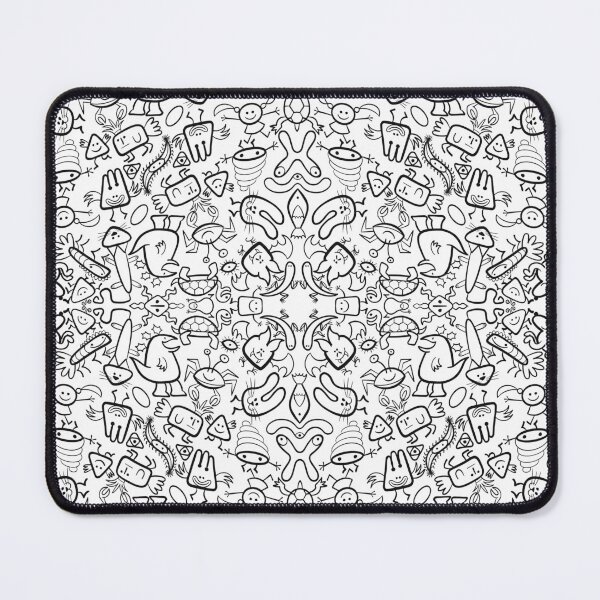 Item preview, Minimalist doodles art in a pattern design designed and sold by Zoo-co.