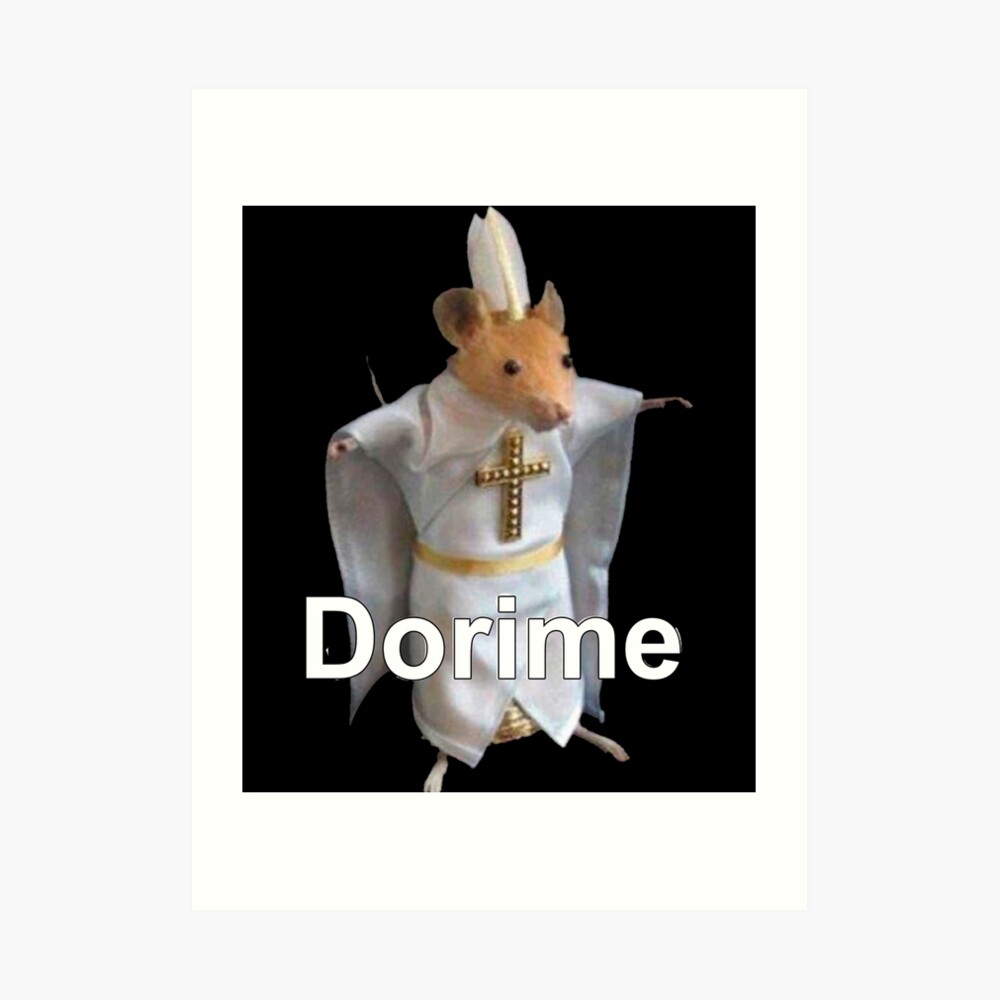 Lámina rígida for Sale con la obra «Dorime Rata Rato Dorime Ameno Meme  Pegatina» de elliottbow | Redbubble