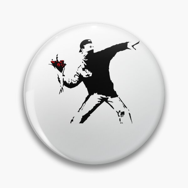 Item preview, Retro Style Arts Banksy Flower The Best Thrower Awesome Since designed and sold by NavarRotranShop.