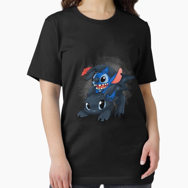 Item preview, Stitch Toothless Crossover T-Shirt designed and sold by BoelOlofsson.