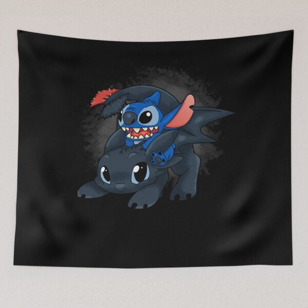 Item preview, Stitch Toothless Crossover T-Shirt designed and sold by BoelOlofsson.