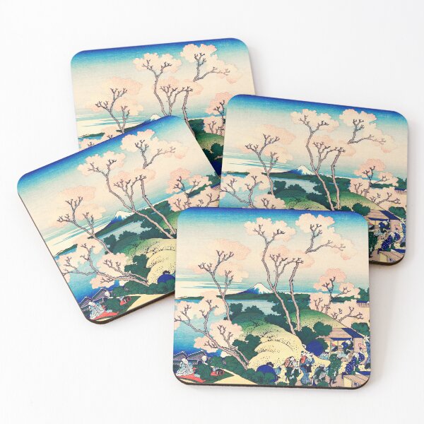 Item preview, COLORFUL GOTEN-YAMA HILL SHINAGAWA ON THE TOKAIDO. KATSUSHIKA  HOKUSAI (1760-1849) designed and sold by metaweb.