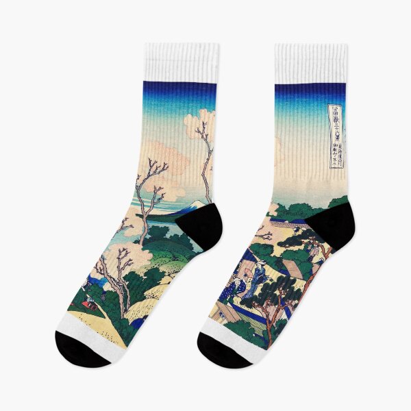 Item preview, COLORFUL GOTEN-YAMA HILL SHINAGAWA ON THE TOKAIDO. KATSUSHIKA  HOKUSAI (1760-1849) designed and sold by metaweb.