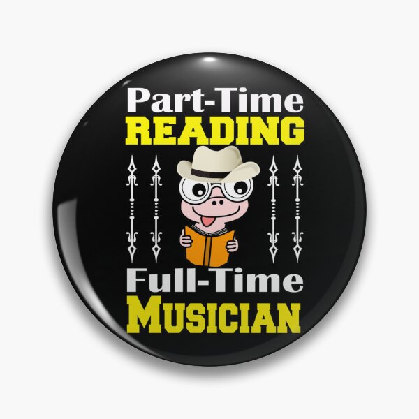 Item preview, Part-Time Reading Full-Time Musician Gift For Reading Lover Lightweight Sweatshirt designed and sold by rikazr6sr1.