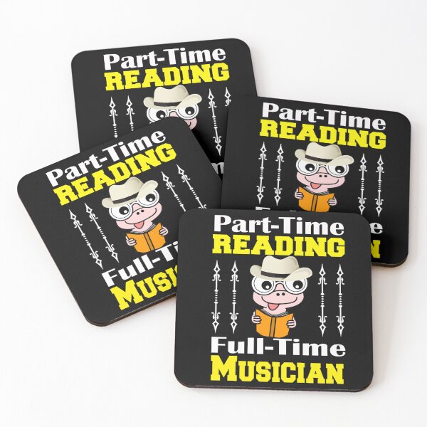 Item preview, Part-Time Reading Full-Time Musician Gift For Reading Lover Lightweight Sweatshirt designed and sold by rikazr6sr1.