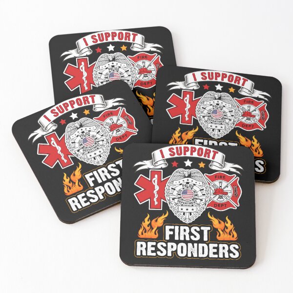 Item preview, I support the heroic firefighters who rush in first and leave last designed and sold by Chad6438.