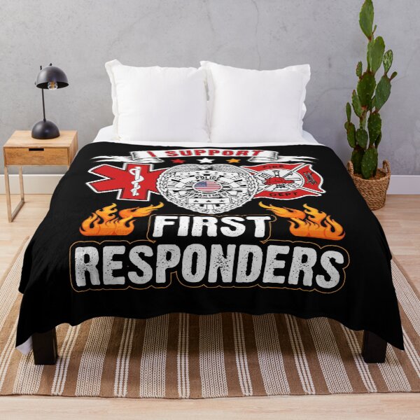 Item preview, I support the heroic firefighters who rush in first and leave last designed and sold by Chad6438.