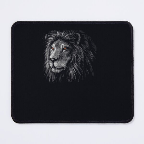 Item preview, Lion Face black background Theme Wild Animal designed and sold by DeannaMarks.