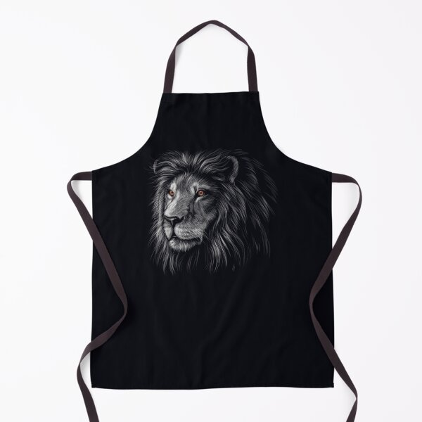 Item preview, Lion Face black background Theme Wild Animal designed and sold by DeannaMarks.