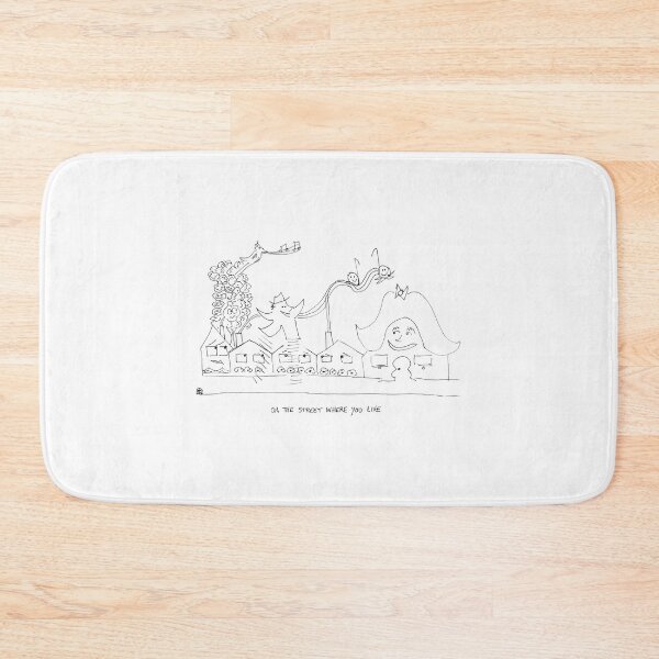 Item preview, Song Cartoon - On the Street Where You Live designed and sold by fred rosenthal.