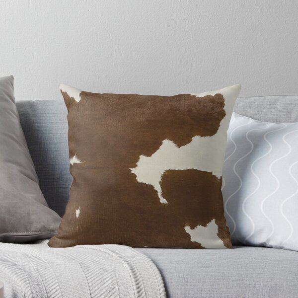 Item preview, Dark Brown & White Cow Hide designed and sold by TheGhostTown.