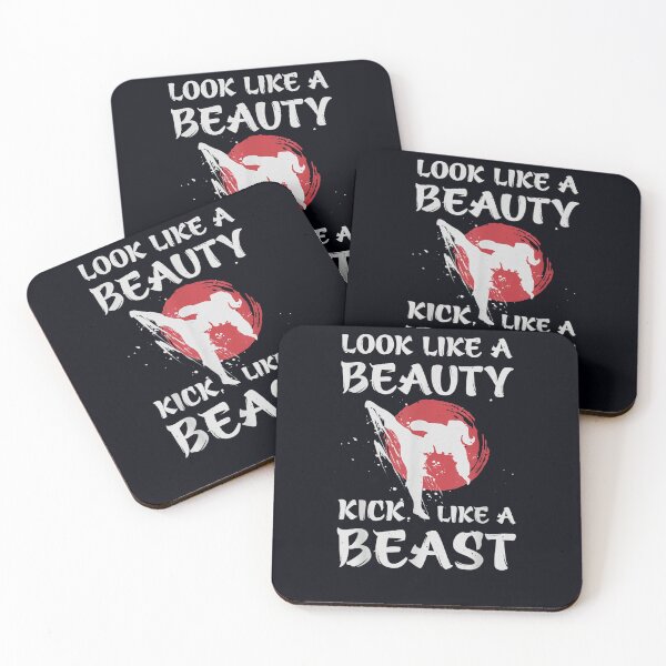 Item preview, Look Like A Beauty Kick Like A Beast Karate Kickboxing designed and sold by DeannaMarks.