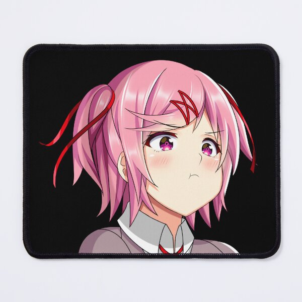 Item preview, Natsuki Cute Kawaii Anime Girl Pouting designed and sold by Kawaiifu69.