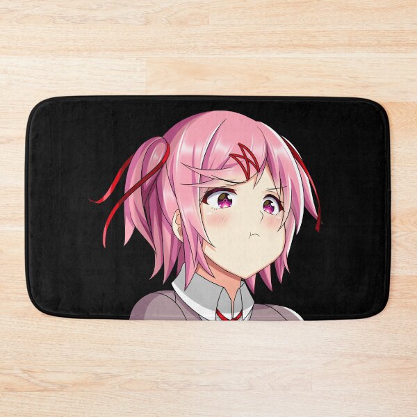 Item preview, Natsuki Cute Kawaii Anime Girl Pouting designed and sold by Kawaiifu69.