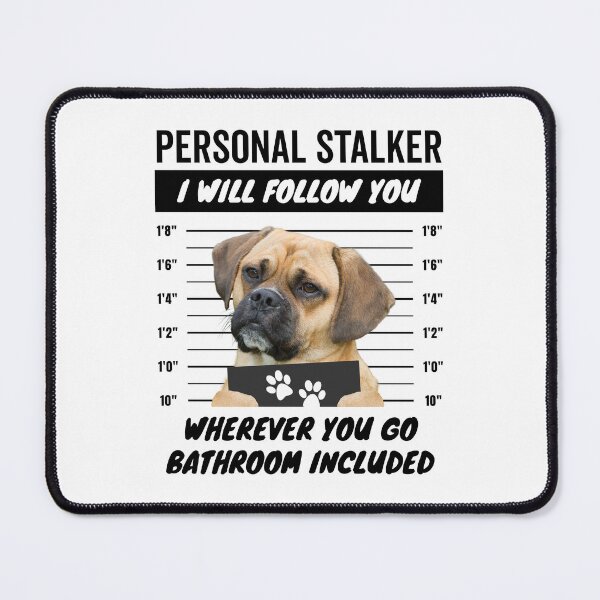 Item preview, Personal Stalker Dog – Puggle designed and sold by More Cute Dogs.