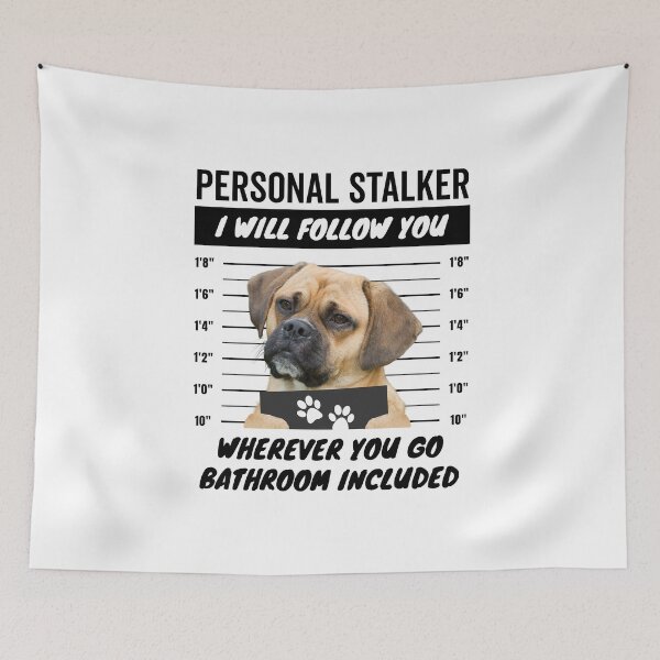 Item preview, Personal Stalker Dog – Puggle designed and sold by More Cute Dogs.